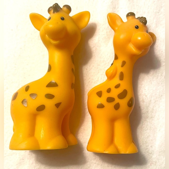 Little People Giraffes Noah's Ark Pair Mattel 2007 Male Female - Picture 1 of 4